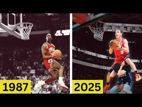 The Entire Weird Evolution of the NBA Dunk Contest..